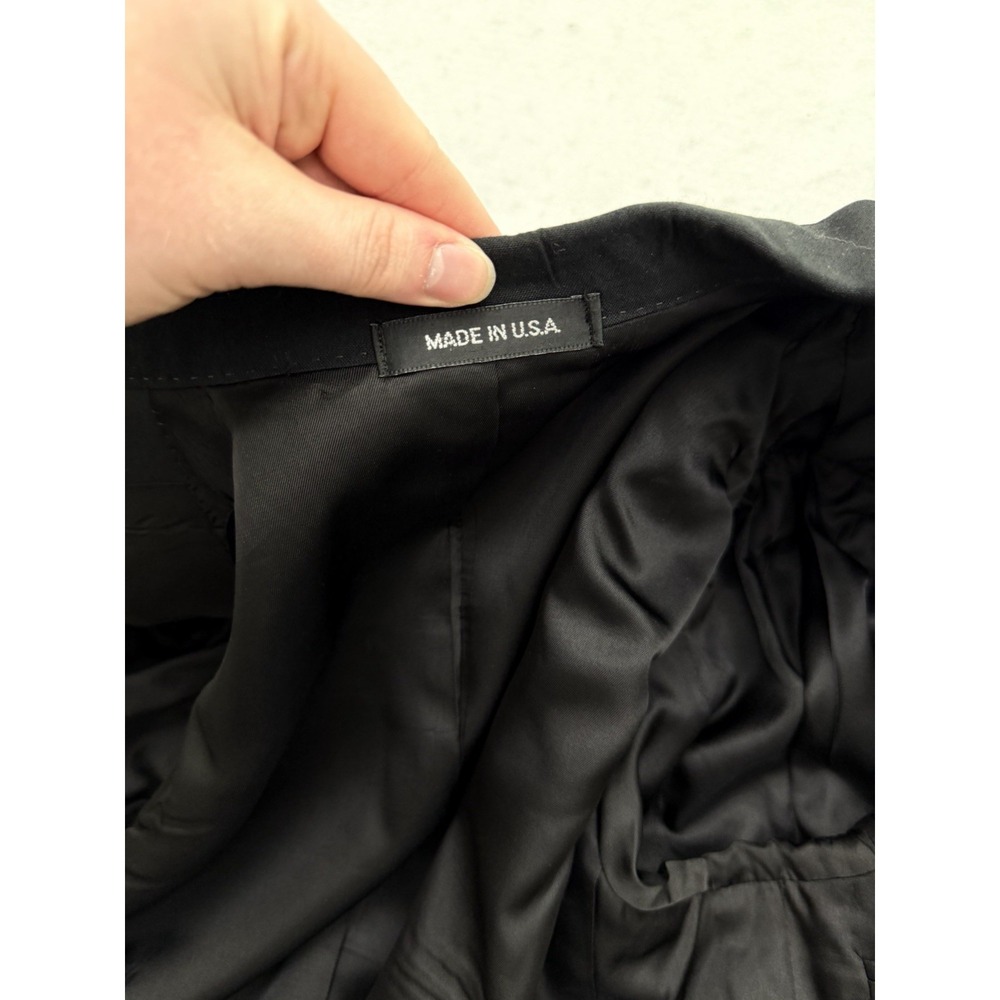 Lord West Vintage Black Tuxedo 41R Wool Shawl Lapel 70s Wedding USA ACWA Union - Picture 8 of 16